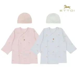 [롯데백화점]에뜨와 포니배내저고리&모자SET 07S117003