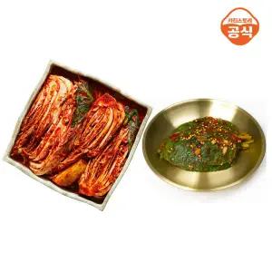 [롯데백화점]키친스토리 [본사직송]빅마마 이혜정의 시그니처 포기김치 8kg+깻잎김치 1kg (총 9kg)