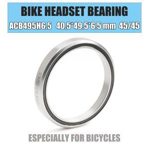 로드 바이크 헤드셋 베어링 45/45 도 크롬 스틸 테이퍼 상부 하부 ACB 세트 ACB495H6.5 40.5x49.5x6.5mm 1P