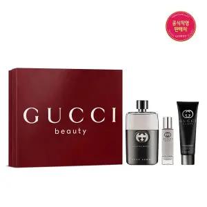 [구찌 뷰티](타임스퀘어점패션관)길티 뿌르 옴므 기획세트 (EDT90+EDT15+SG50)