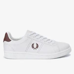 프레드페리 FRED PERRY 발 볼 넓은 남성 레더 스니커즈 B721 Leather SFPM2416312U592340922