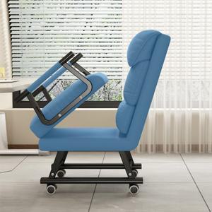 접이식 의자 베드 이동식 간병 컴퓨터 블랙 욕조 소형 쿨샵 캠핑용 라운지 원형 접이형