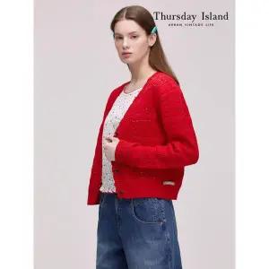 써스데이아일랜드Thursday Island 스카시 조직 단가라 가디건T242MCD135W2334144