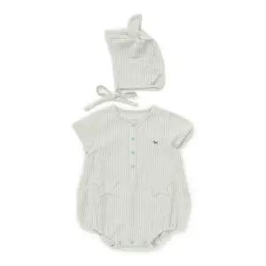 [롯데백화점]블루독베이비 GN 스타포켓세트바디수트 46370-040-05 4637004005 출산백일돌선물