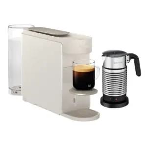 네스프레소 버츄오 업 MD1-WH + 에어로치노4 에스프레소 캡슐 커피머신 화이트 (V)