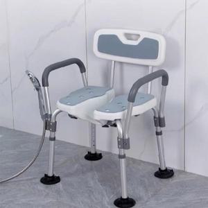요양 병원 샤워 의자 이동식 07 변기 겸용 원목 보조의자 목욕