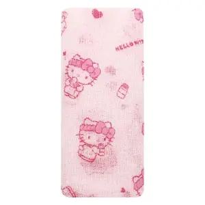 헬로키티 샤워타월 핑크 캐릭터 목욕 바디타월