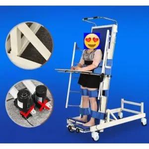 경사침대 스탠딩 침대 기립 다용도 페달 파란색 블루