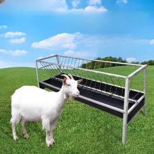 염소 먹이통 철제 여물통 곡물 축사 흑염소 스테인리스 건초