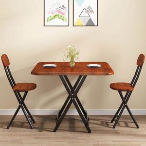 접이식 테이블 식탁 벽걸이 블랙 작은 세트 원형 사각형 반딱 120x60 롱테이블 4개 의자