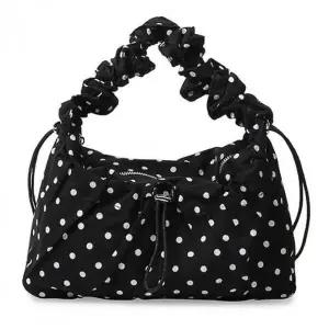 도트 패턴 숄더백 스트랩 포함 여성 가방 크로스백 데일리 핸드백