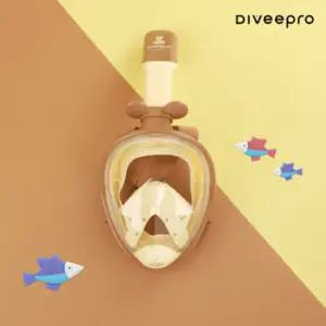 다이비프로 X 테디베어 익스트림 아동용 어린이 스노쿨링 마스크