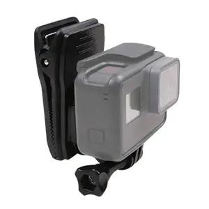 [셀러에이드]고프로11 블랙 호환 가방 모자 집게 액션캠 마운트