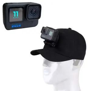 [셀러에이드]고프로 11 블랙 호환 액션캠 헤드 마운트 모자 촬영 스트랩