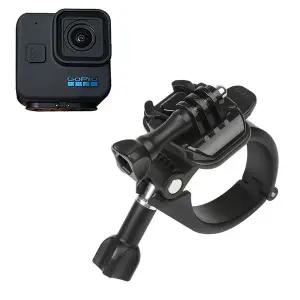 [셀러에이드]고프로11 미니 호환 액션캠 자전거 핸들바 고정 폴 마운트 거치대