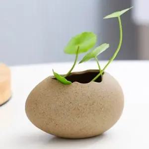 인테리어 꽃병 유리꽃병 화병 가로 계란 7029B 둥근화 둥근꽃병 둥근화병