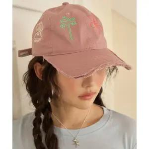 매장정품 NAKED SURF CLUB 알로하 워싱 볼캡 (Pink)