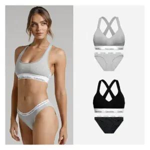 캘빈클라인 모던 코튼 푸쉬업 브라 QF1654-020 여성 그레이