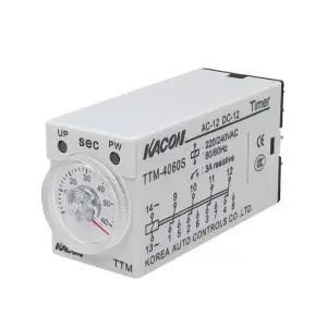 카콘 아날로그 미니 타이머 TTM-4180S 180초 DC24V AC220V