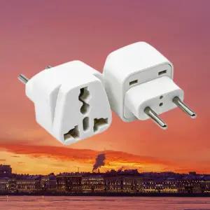 유럽 어댑터 휴대용 동유럽용 플러그 여행용 멀티 어댑터 전원 서유럽용 유럽형 콘센트 충전기 전기