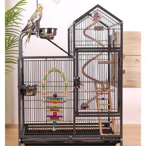 럭셔리 새장 철제 앵무새장 전용 앵무새 철장 둥지 사육장 날림장 별장 대형케 새집