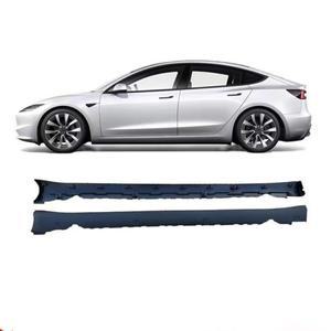 좌/우 문 스커트 몰딩 하단 로커 패널 1089828-00-D 테슬라 호환 모델 3 2017-2022년식