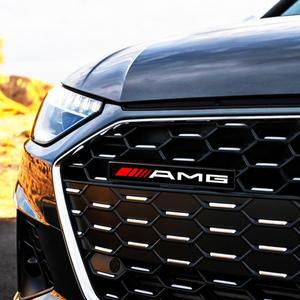 메르세데스 벤츠 호환 AMG W205 W213 W177 C GLC GLE 자동차용 3D LED 프론트 그릴 엠블럼 배지 라이트 자