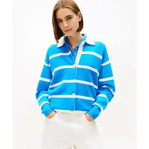 TOMMY HILFIGER 볼드 스트라이프 니트 가디건 (T22G0KCD005WT10BB) T22G0KCD005WT10BB 136877