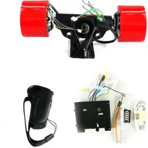 DIY 듀얼 드라이브 70mm 180W 250W 전기 스케이트보드 허브 모터 트럭 키트 ESC 및 컨트롤러 리모컨 - 속도