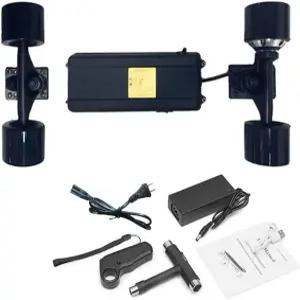 ROUASD RC 전기 스케이트보드 DIY 키트 - 2.2Ah 싱글 드라이브 배터리 박스 보드 없음 초보자용 입문용