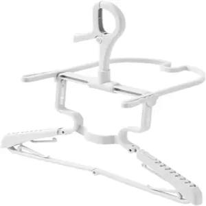 누오베스티 접이식 후드 옷걸이 신축성 있는 미끄럼 방지 헤비 듀티 플라스틱 가정용 조절 가능한 건조대