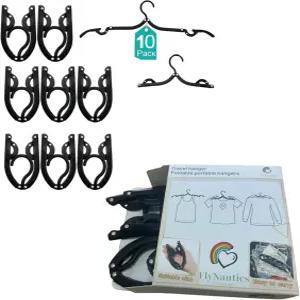 플라이나우틱스 접이식 여행용 걸이 공간 절약 휴대용 코트 액세서리 필수품 플라잉 RV 크루즈 캐리어 랙