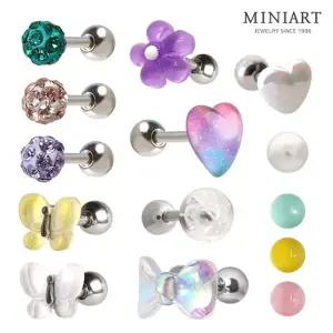 [미니아트] 써지컬 데일리 볼 나비 패션 피어싱 균일가 (한쪽)