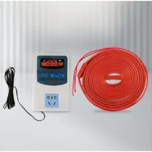 실리콘 전열선 밴드 벨트 가열기 15mm 3m 온도조절기 220V 전기