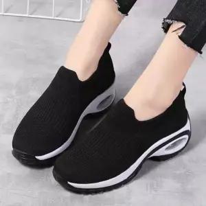 [옷자락]여자 빅사이즈 에어쿠션 슬립온 발편한 운동화