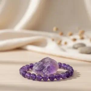 [옷자락]남녀공용 자연원석 비즈 데일리 팔찌