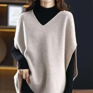 [로즈엘리]니트 언발 망토조끼 5컬러 2026