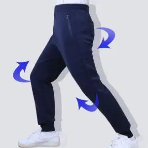 [굿스맨]남성 기모안감 지퍼형 절개 조거 트레이닝바지 2026