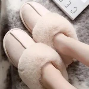 [로즈엘리]풍성풍성 도톰 밍크 퍼 방한 슬리퍼 2color 2026