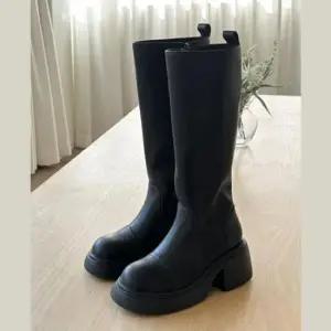 소가죽신발 홀릭 여자 롱부츠 천연소가죽 겨울 부츠 HSM001