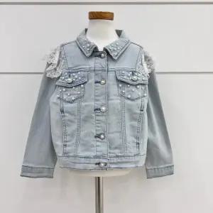 [탈렌트키즈](모다시흥)쁘띠앙팡 PCV11GDJ131 PC프링슈크림데님자켓_SH