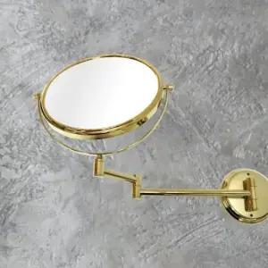 면도거울 욕실 골드 벽붙이 회전 염색확대거울 AJBATH