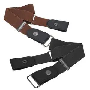 뱃살노출 노버클 만능 허리 사이즈 조절 탄성 밴딩 벨트 M10825