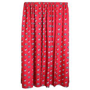 대학은 모든 것을 커버하는 편안한 조지아 커튼 패널 세트, 2개, 매칭 타이백 가로 42인치, 세로 84인치