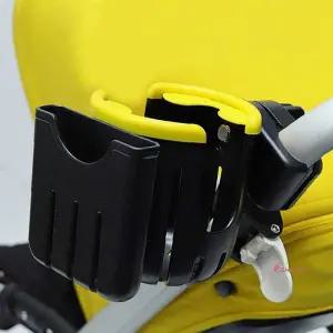 컵홀더 스마트폰 거치대 핸드폰 옐로우 유모차hij690