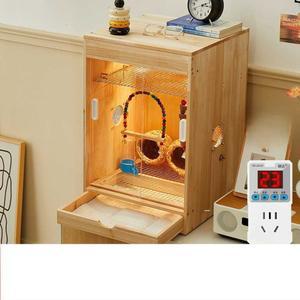 앵무 모란 히터 새장 사육장 보온 온도조절기