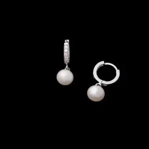 50대 골드핀 담수 진주 드롭 실버 귀걸이 여자선물 은 14K