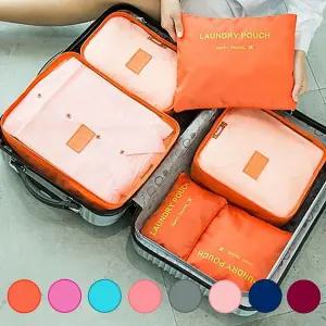 캐리어정리백 풀구성 6in1 방수 여행용파우치 세트 Zip3+5PYq