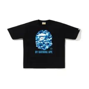 반팔 티셔츠 001TEM301005MBK9 BLACK BLUE DOM