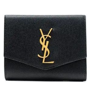 라프리마 [SAINT LAURENT]  여성 업타운 반지갑 582296-1GF0J-1000